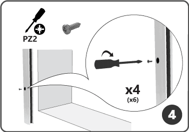 A4 Rullo sieta uzstādīšana