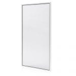 Fliegengitter Fenster - mit Rahmen: rechteckiges, weißes Fliegengitter mit feinem Netz – schützt effektiv vor Insekten.